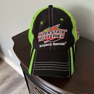 Interstate Batteries Black and Green Cap